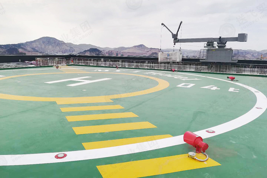 甘肃兰州·金凯瑞大厦 屋顶直升机停机坪的项目竣工图5